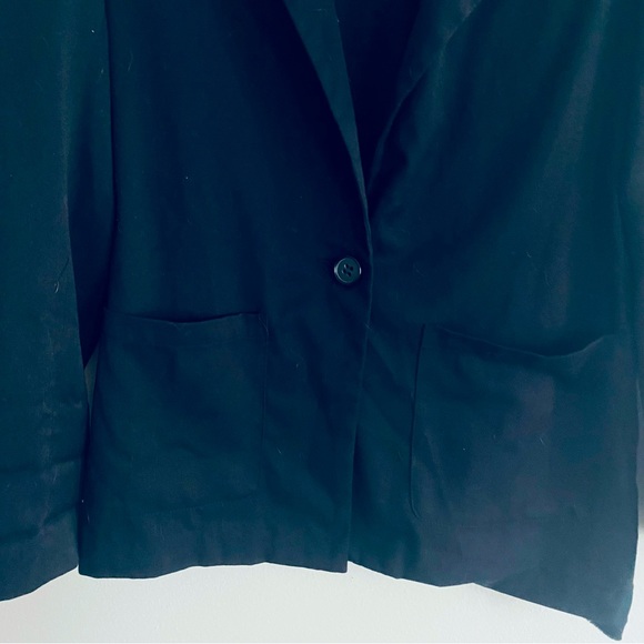 H&M Divided Women's Black Blazer Suit Jacket Size 10 - Picture 4 of 9
